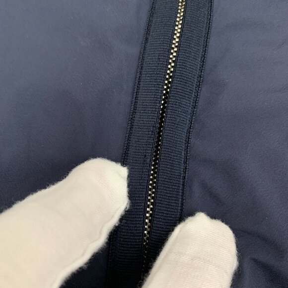 Louis Vuitton Mens Navy Patchwork Zip-Up Jacket L Size Lightweight Design With M - Picture 6 of 11